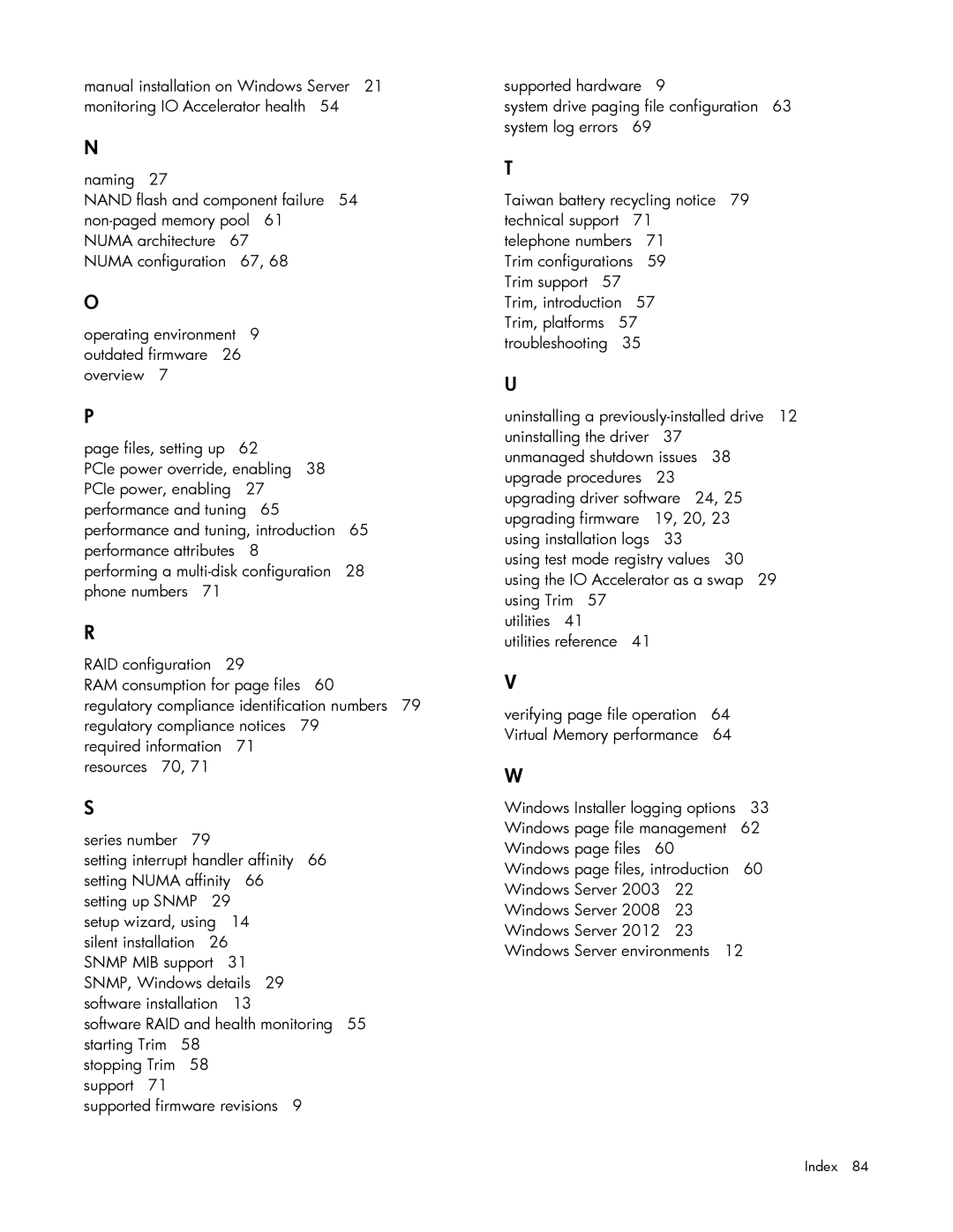 HP manual Using the IO Accelerator as a swap 