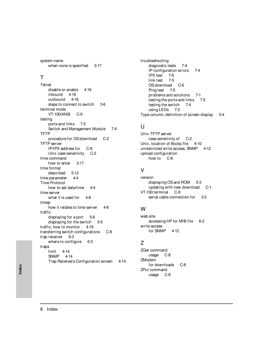 HP J3178A manual Tftp 