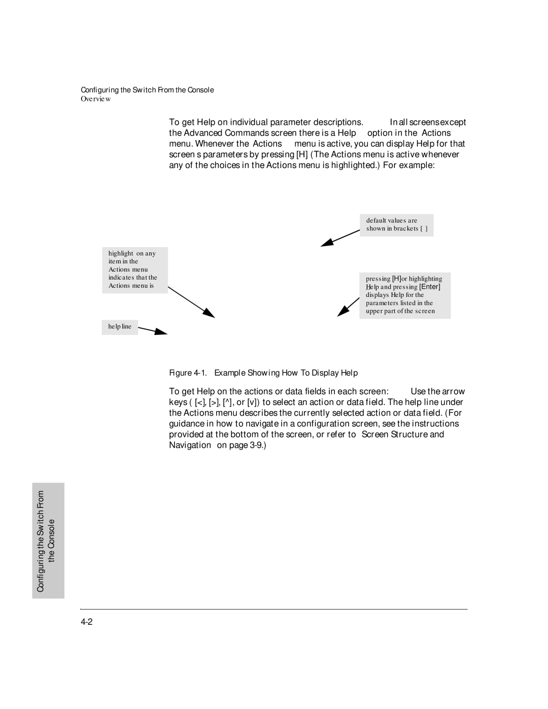 HP J3178A manual Configuring, Default values are shown in brackets 