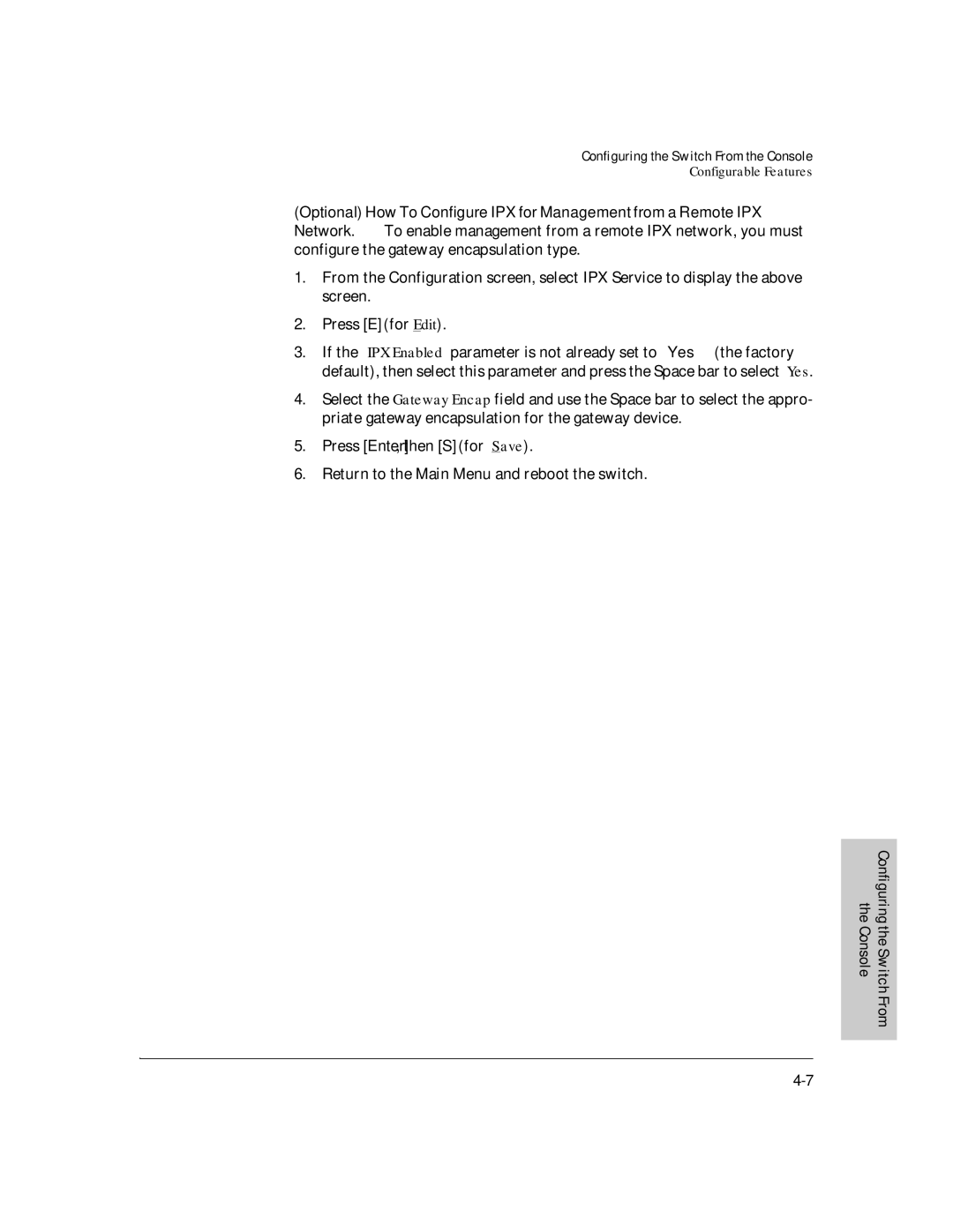 HP J3178A manual Configuring the Switch From the Console 