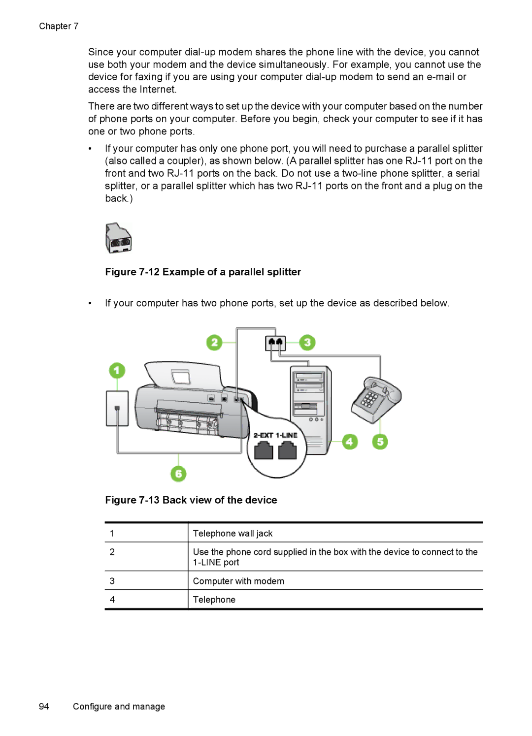 HP J3650, J3680 manual Example of a parallel splitter 