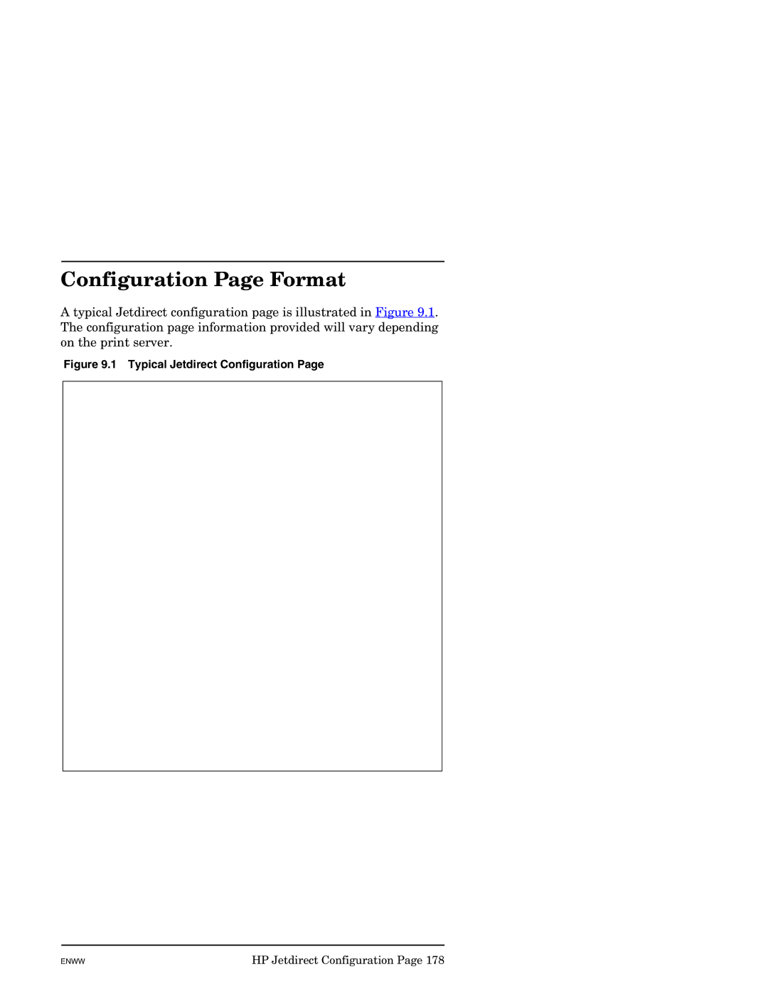 HP J7949E manual Configuration Page Format, Typical Jetdirect Configuration 