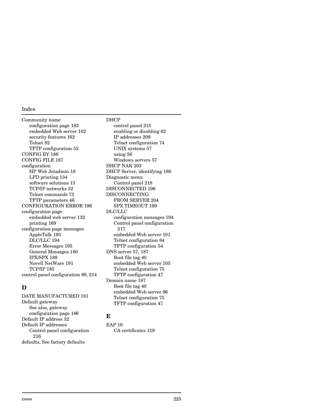 HP J7949E manual Index 