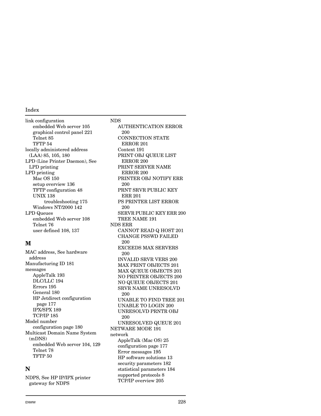 HP J7949E manual NDS Authentication Error Connection State Error 