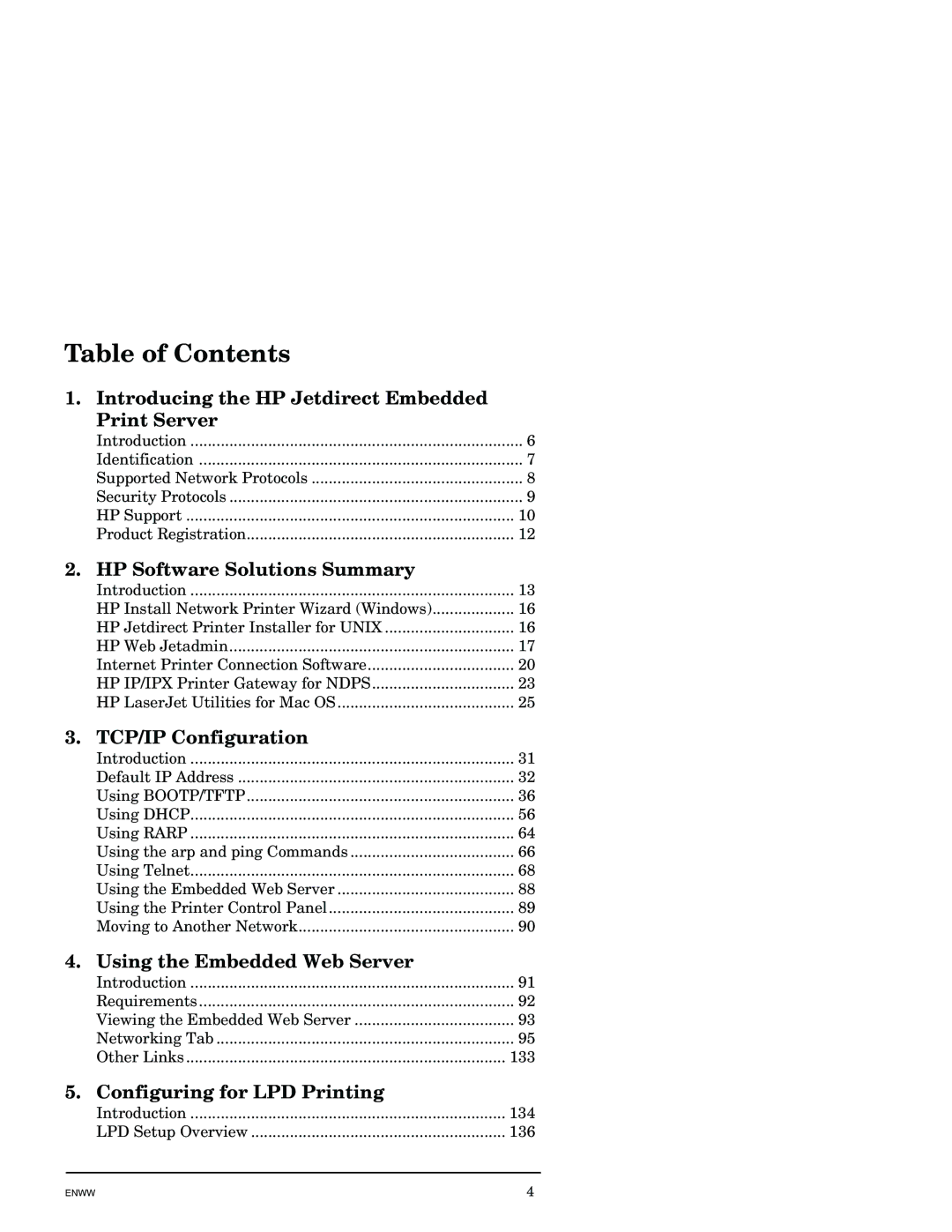 HP J7949E manual Table of Contents 