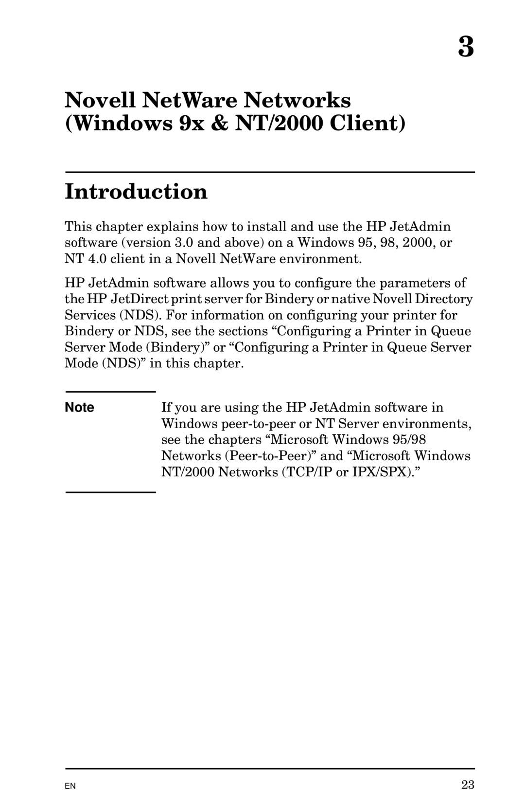 HP Jetadmin Software for OS/2 manual 