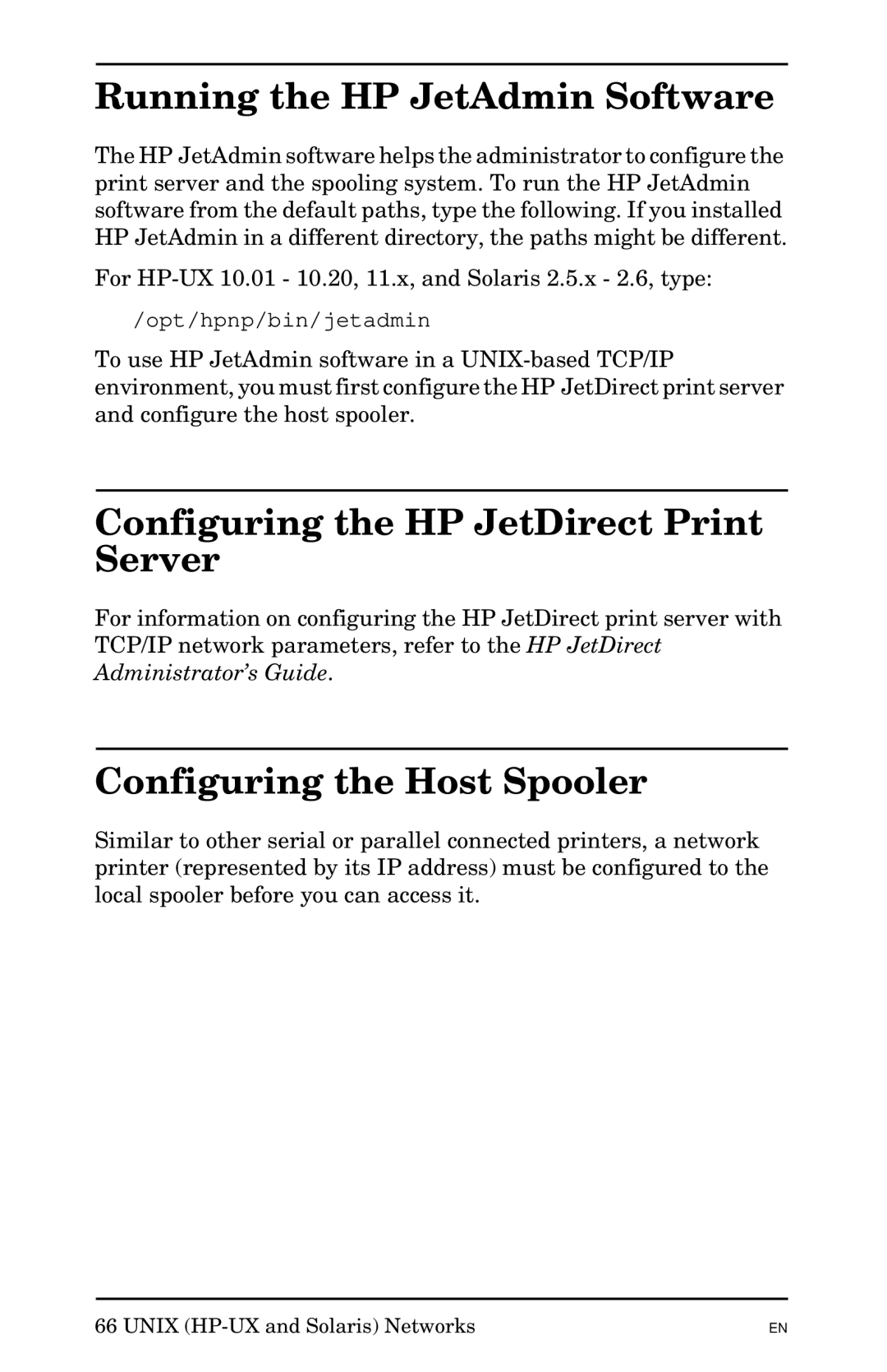 HP Jetadmin Software for OS/2 manual Running the HP JetAdmin Software, Configuring the HP JetDirect Print Server 