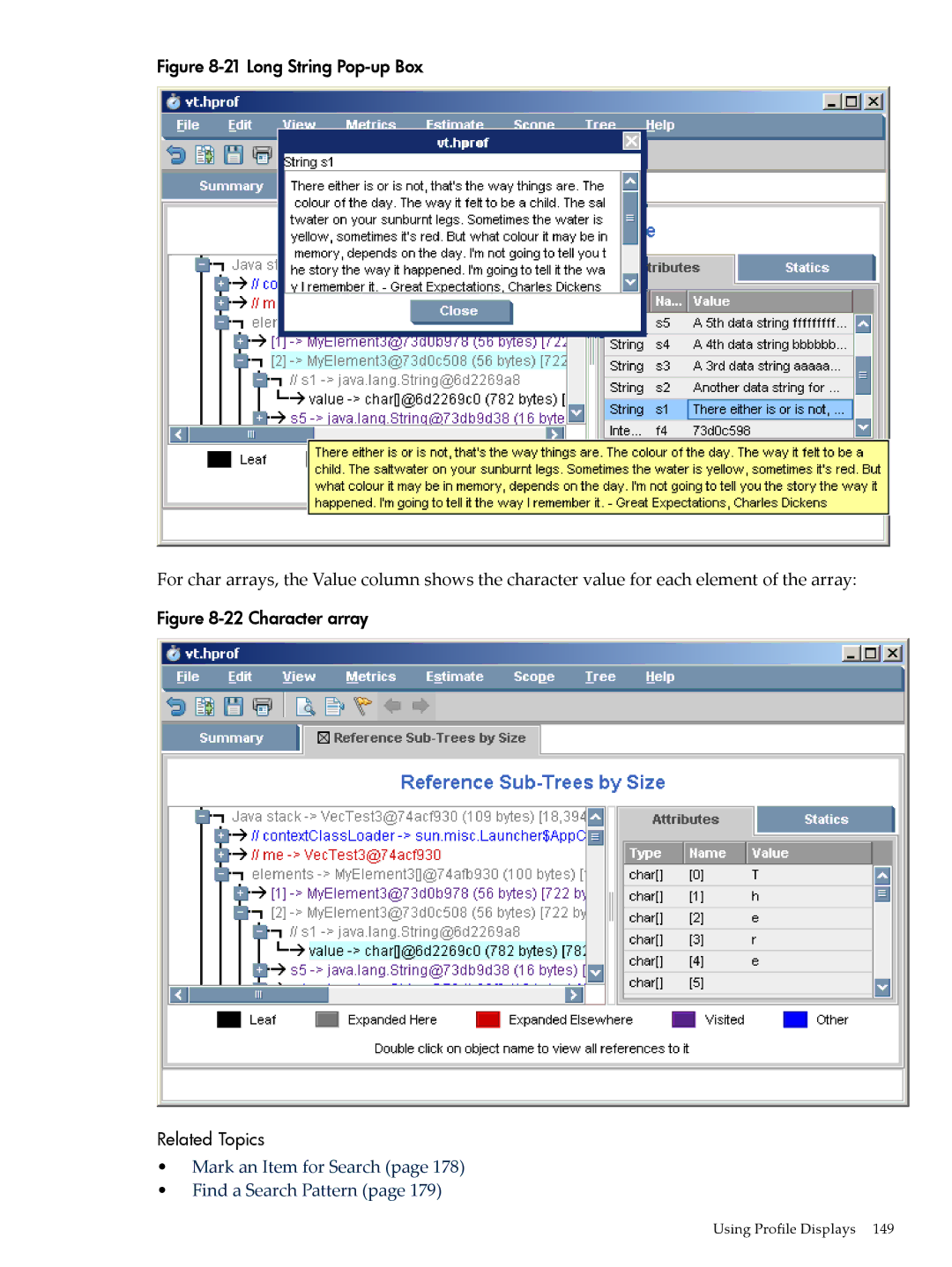 HP jmeter Software for -UX manual Long String Pop-up Box 