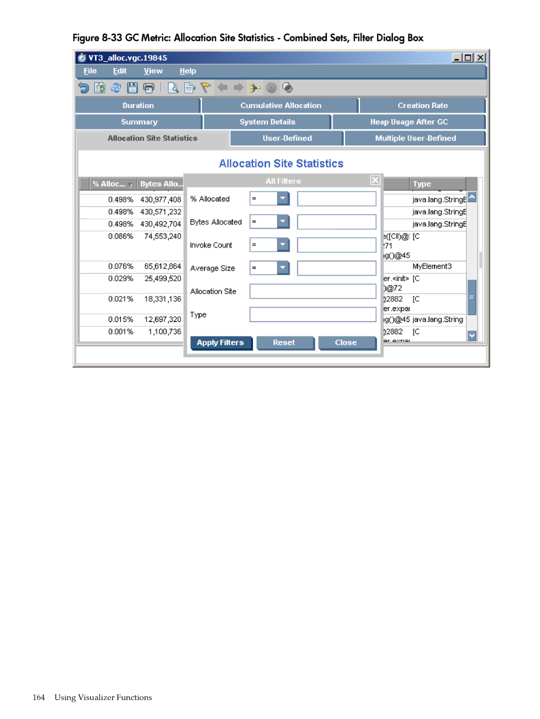 HP jmeter Software for -UX manual Using Visualizer Functions 