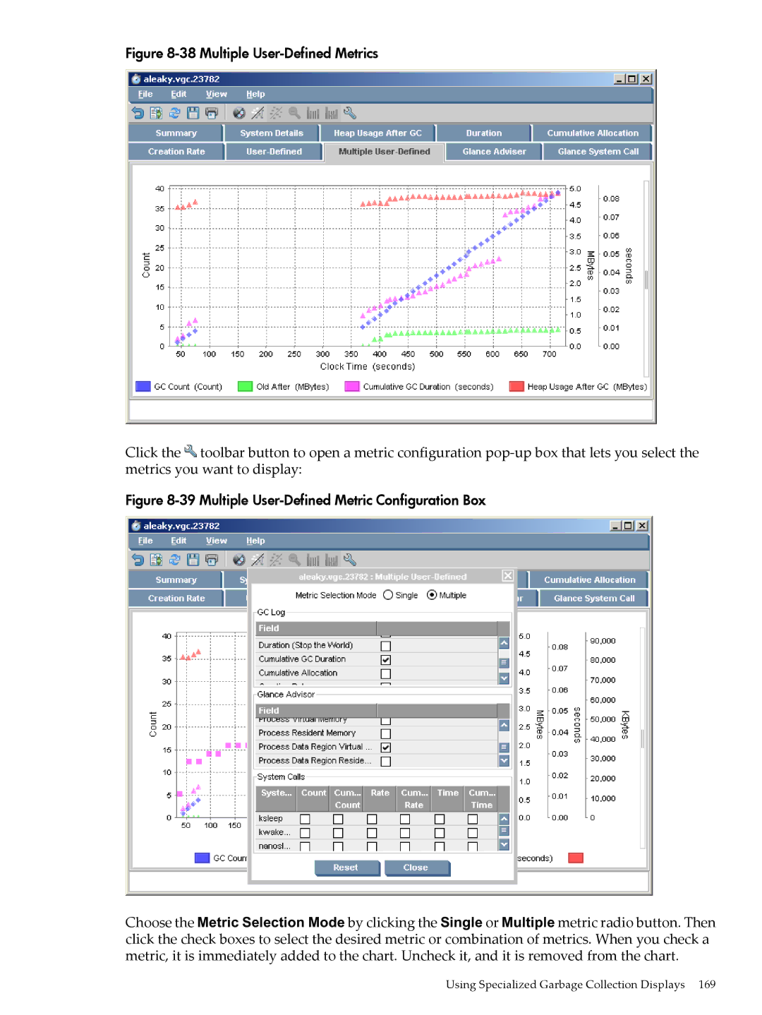 HP jmeter Software for -UX manual Multiple User-Defined Metrics 