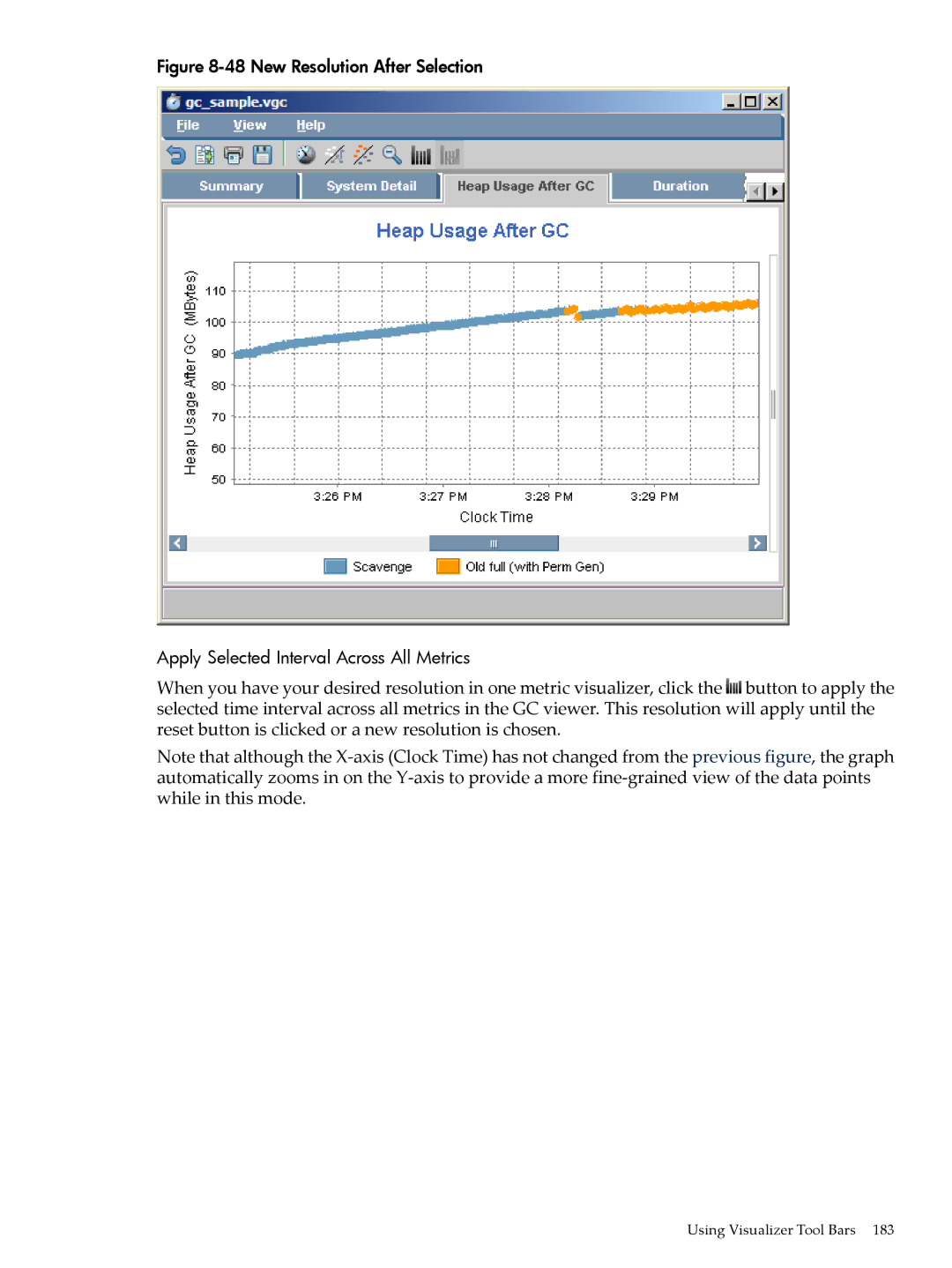 HP jmeter Software for -UX manual Using Visualizer Tool Bars 