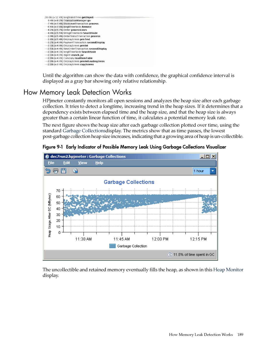 HP jmeter Software for -UX manual How Memory Leak Detection Works 