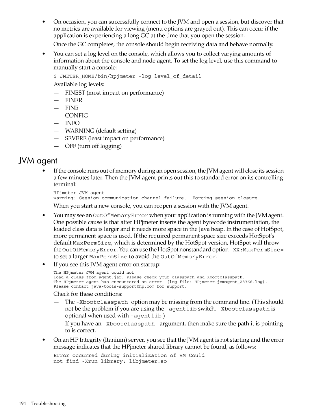 HP jmeter Software for -UX manual If you see this JVM agent error on startup 