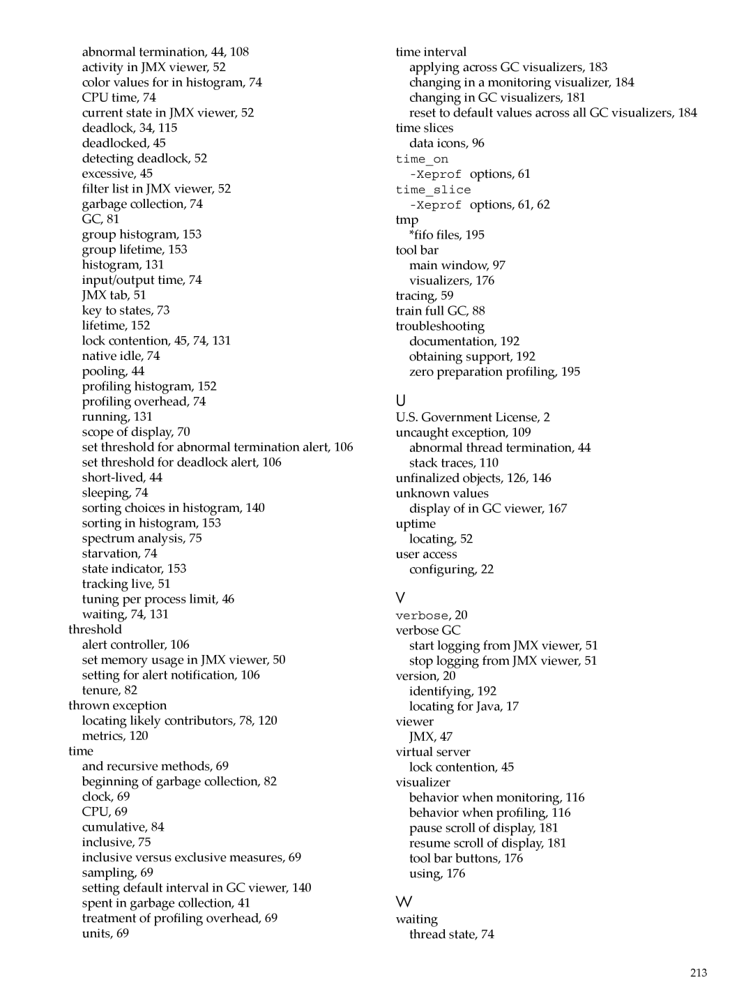 HP jmeter Software for -UX manual Xeprofoptions 