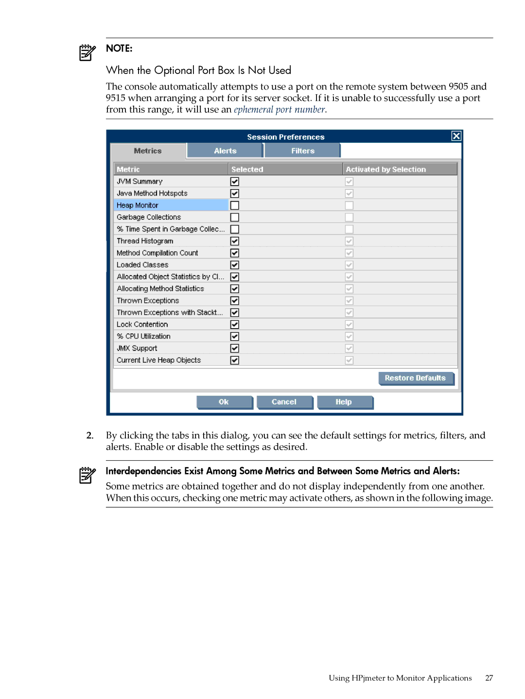 HP jmeter Software for -UX manual When the Optional Port Box Is Not Used 