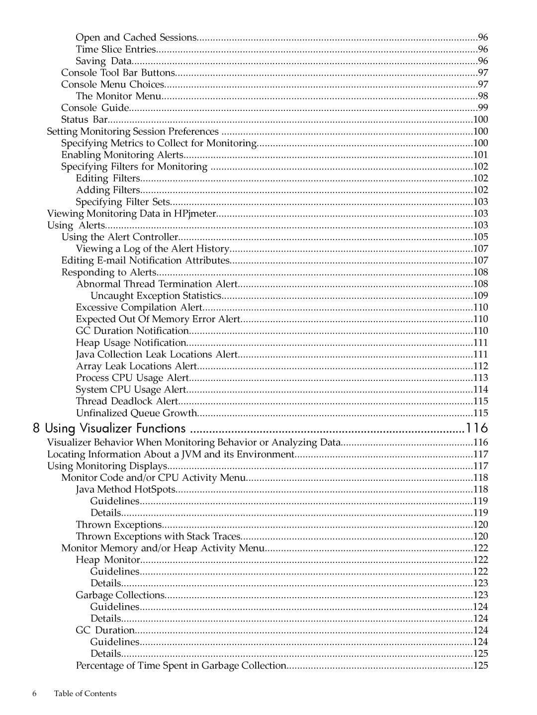 HP jmeter Software for -UX manual 116 