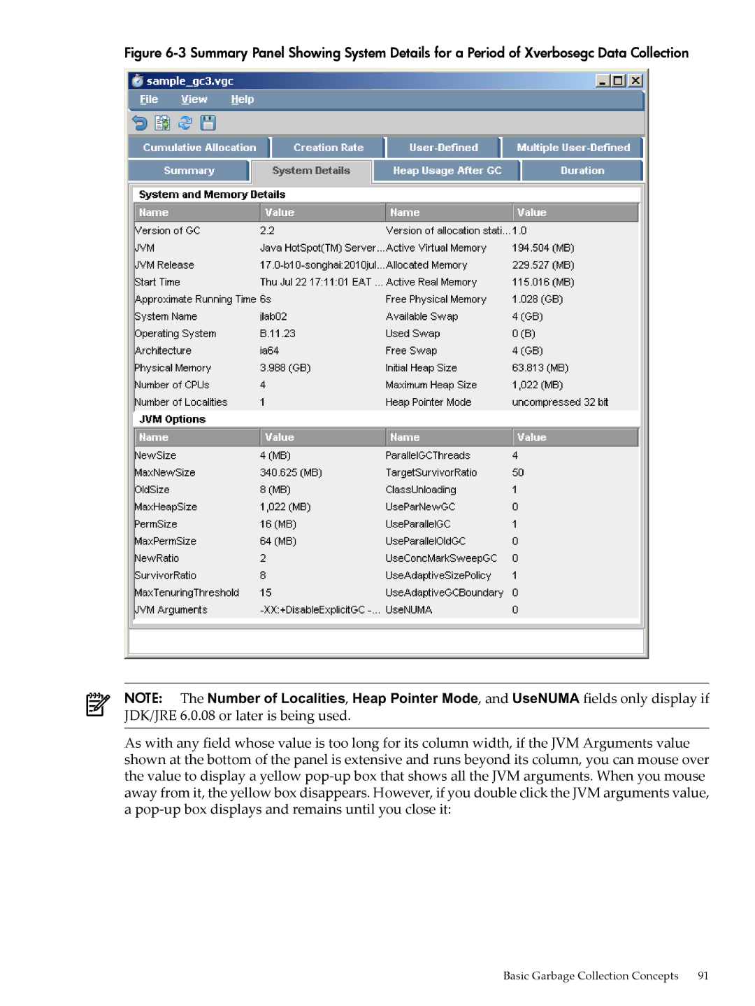 HP jmeter Software for -UX manual Basic Garbage Collection Concepts 