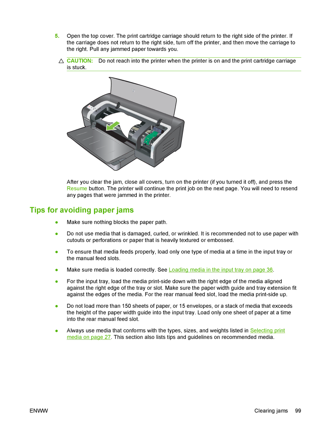 HP K7100 manual Tips for avoiding paper jams 