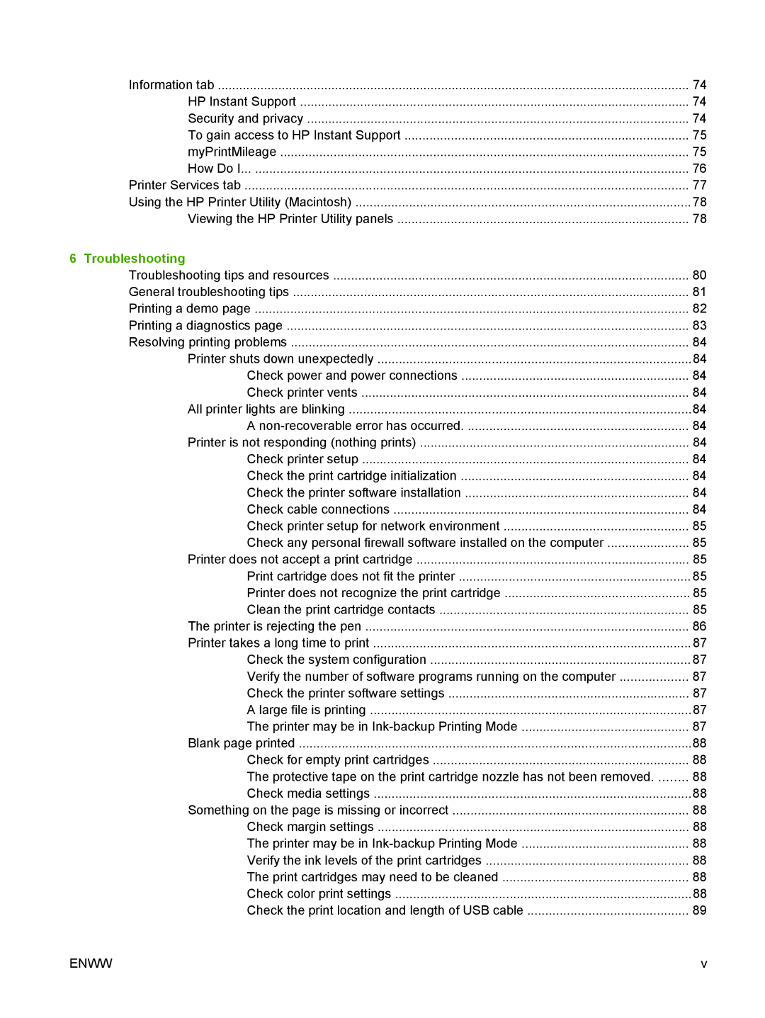 HP K7100 manual Troubleshooting 