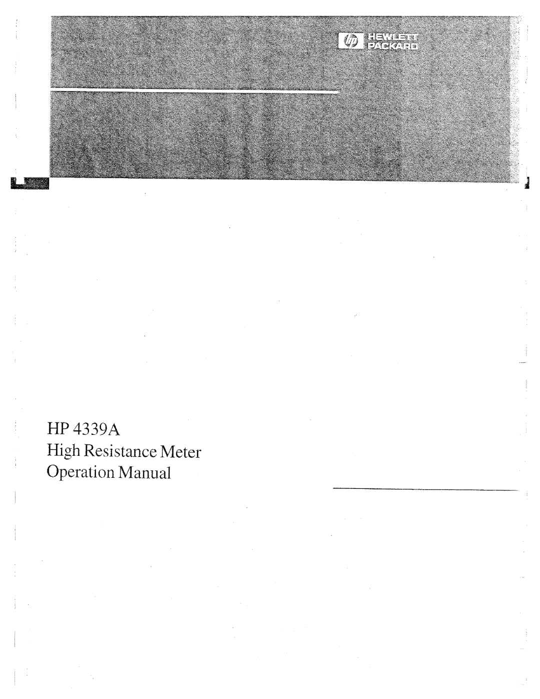 HP Kitchen Utensil 4339A manual 