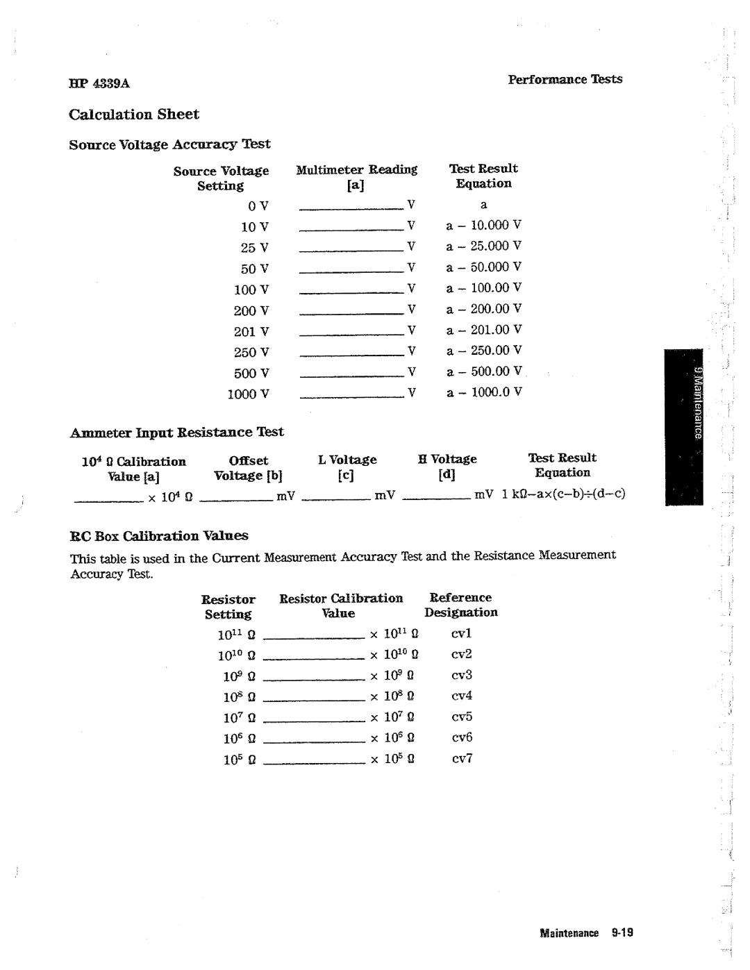 HP Kitchen Utensil 4339A manual 