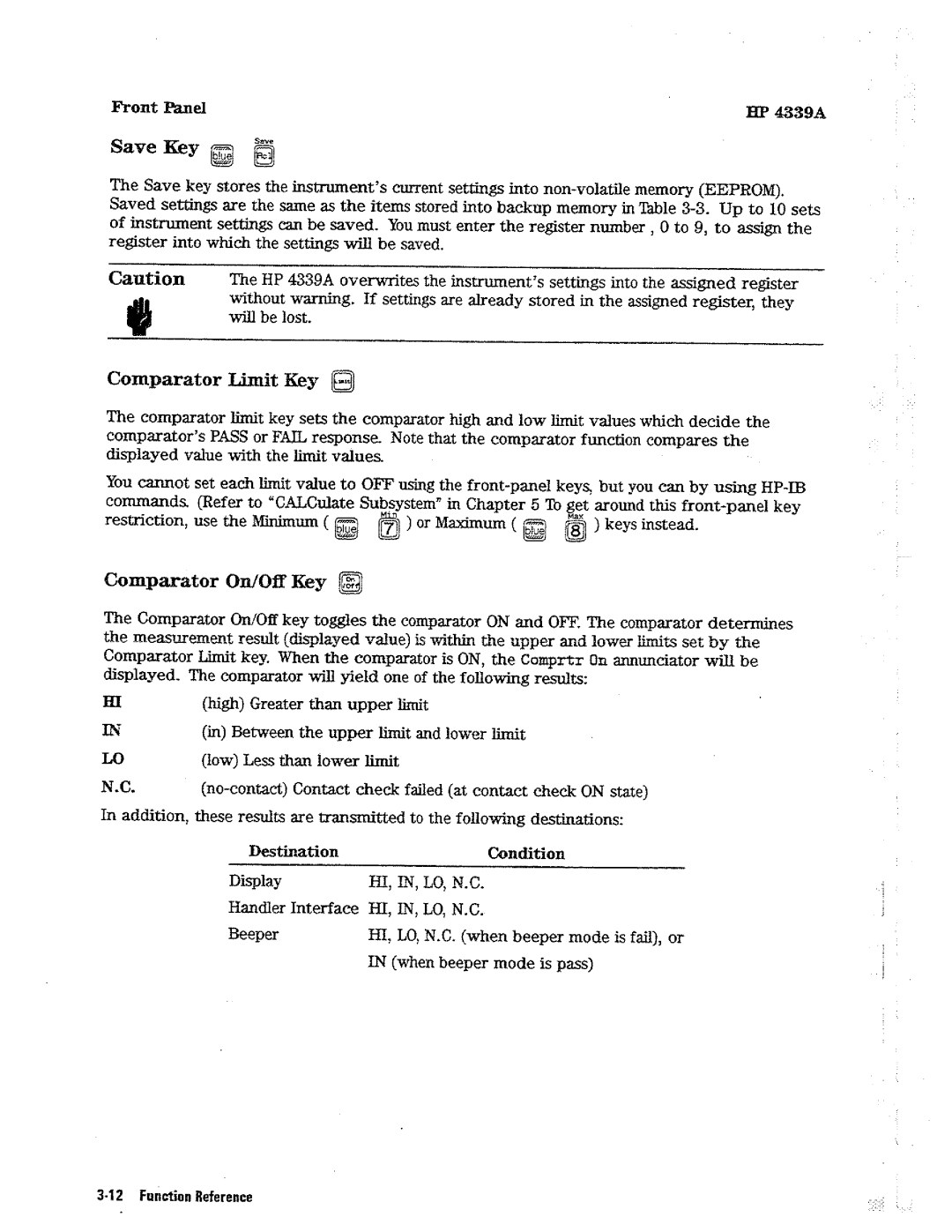 HP Kitchen Utensil 4339A manual 