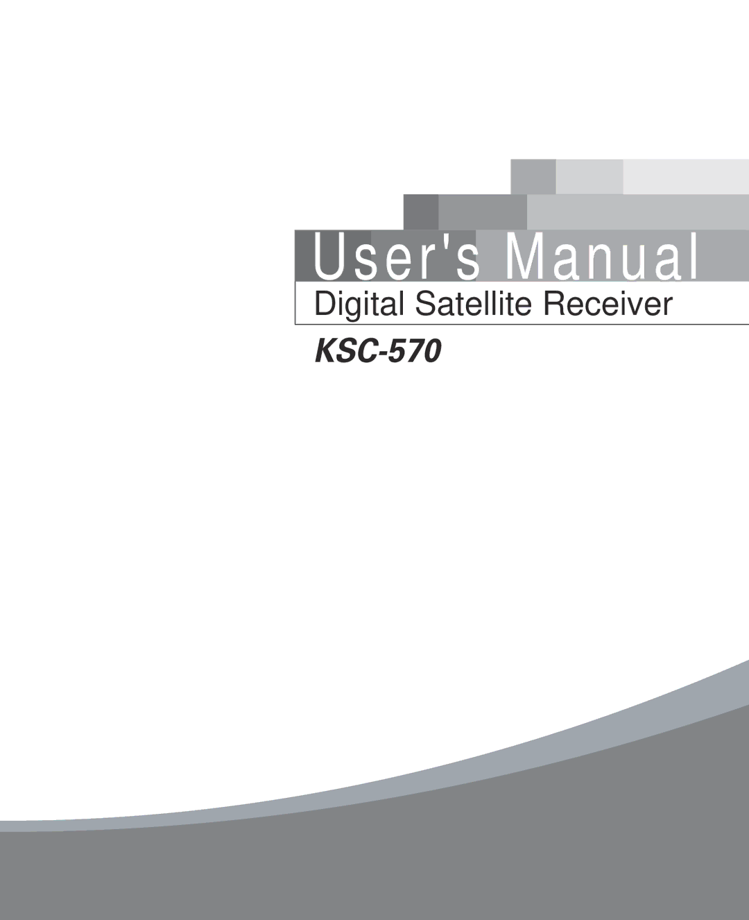 HP KSC-570 manual 