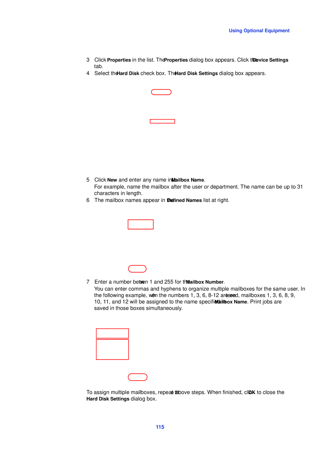 HP Kyocera Extended Driver manual 115 