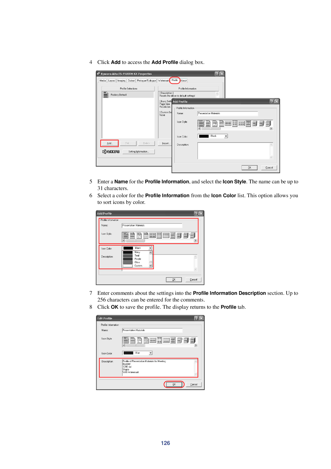 HP Kyocera Extended Driver manual 126 