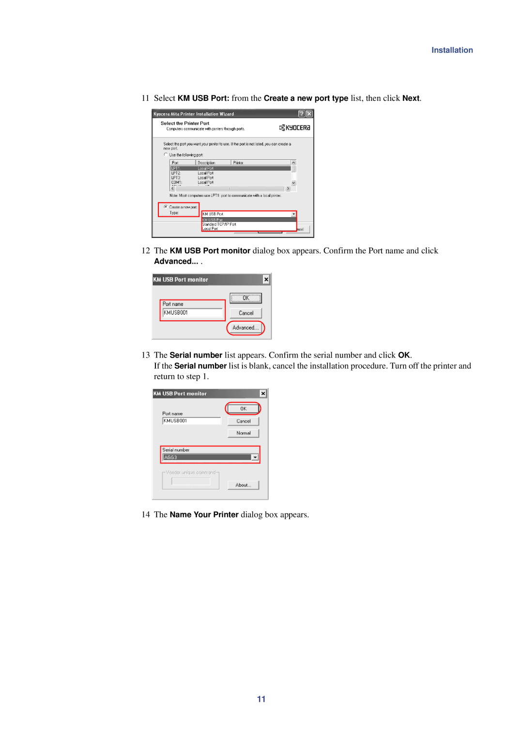 HP Kyocera Extended Driver manual Advanced 