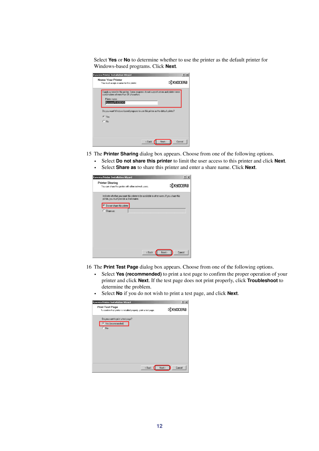 HP Kyocera Extended Driver manual 