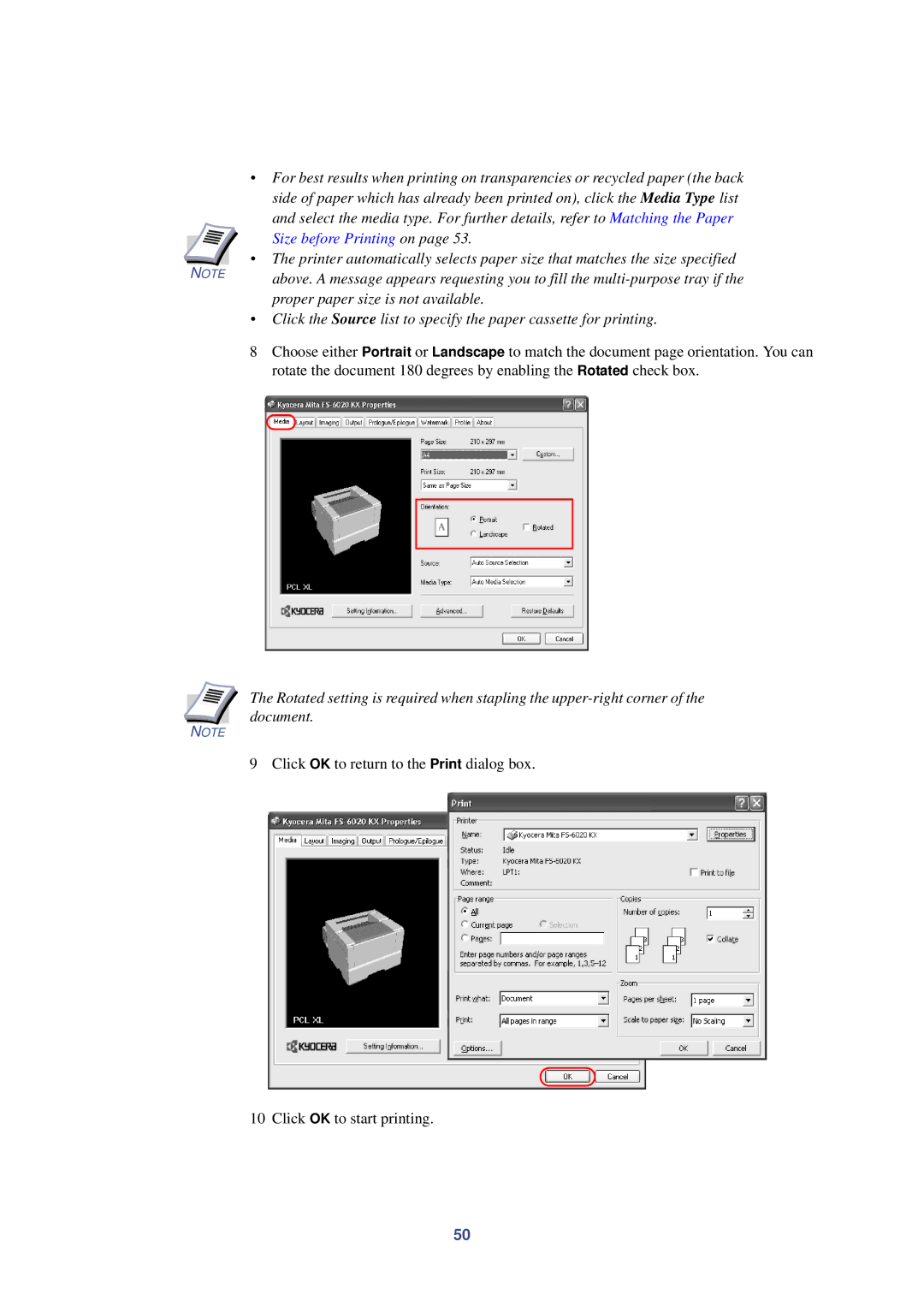 HP Kyocera Extended Driver manual 