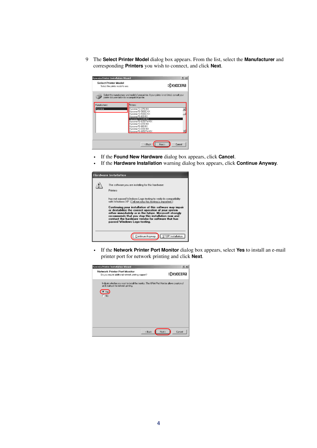 HP Kyocera Extended Driver manual 