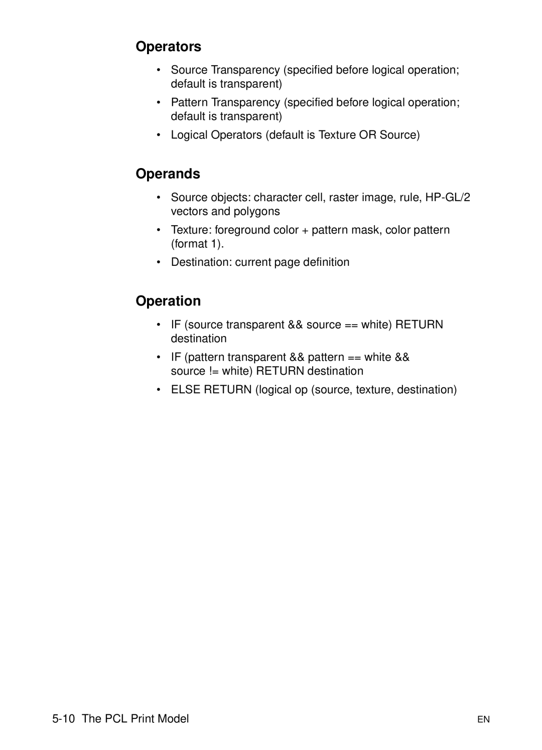 HP L 5 manual Operators, Operands, Operation 