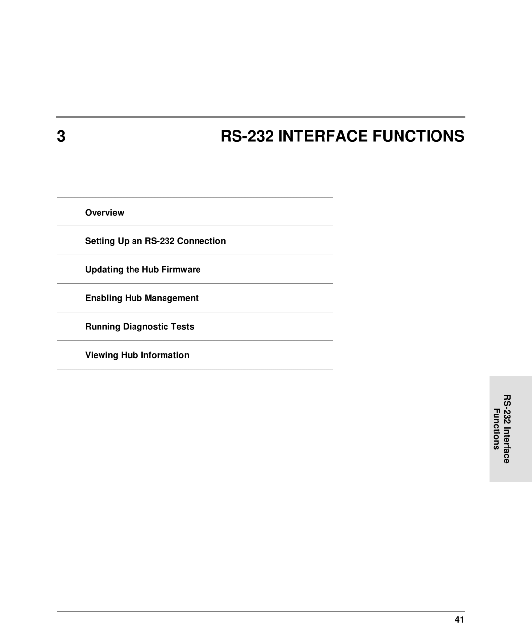 HP Intrusion Prevention System S10, L10 manual RS-232 Interface Functions 