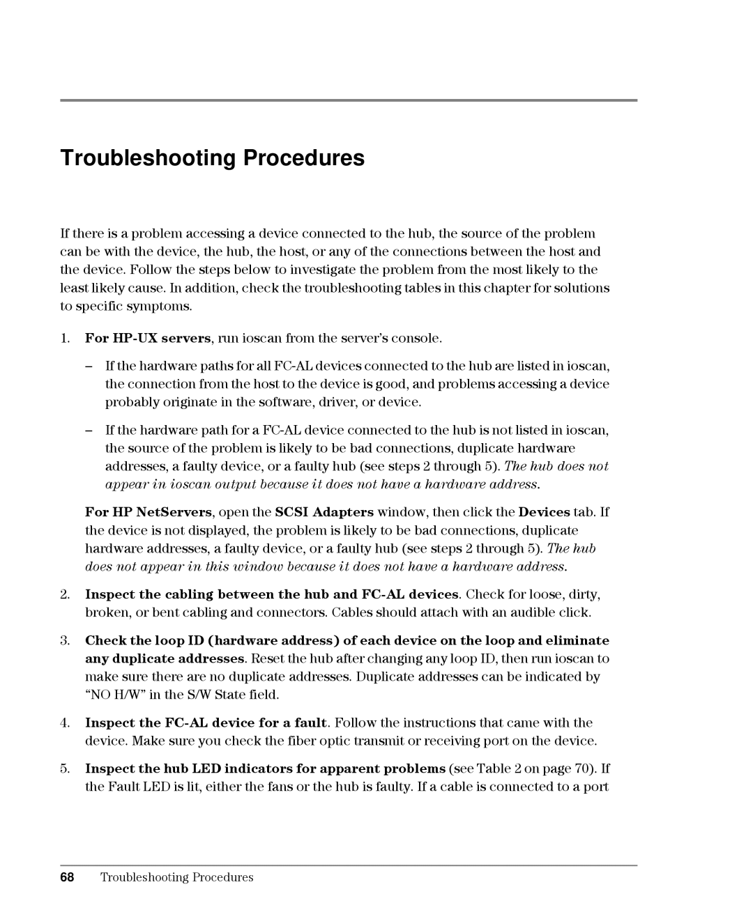 HP L10, Intrusion Prevention System S10 manual Troubleshooting Procedures 