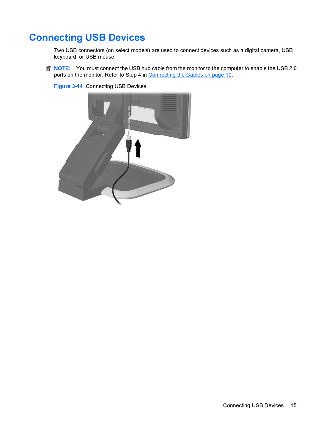 HP L1710, L1950, L1750, L1910 manual 14Connecting USB Devices 