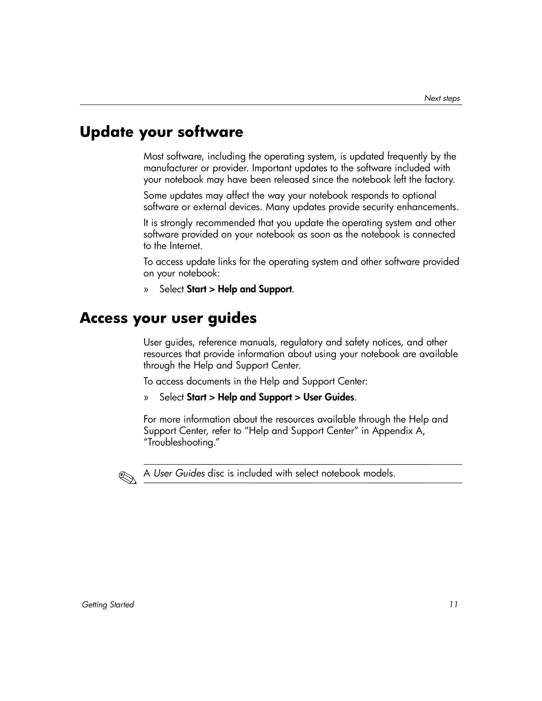 HP L2005CO, L2098XX, L2005US, L2005CU, L2005CM, L2005CL, L2000, L2005A3 manual Update your software, Access your user guides 