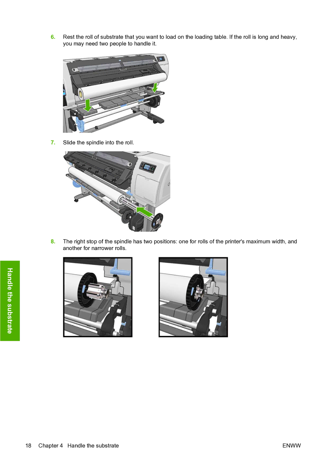 HP L25500 manual Handle the substrate 