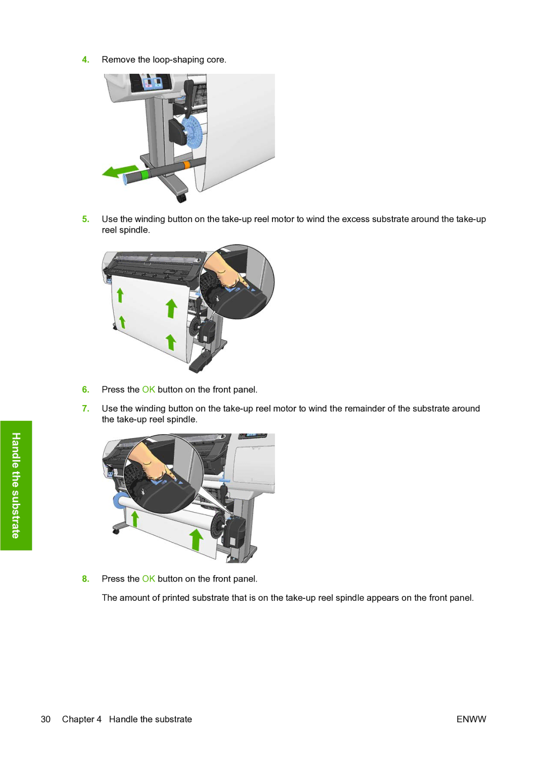 HP L25500 manual Handle the substrate 