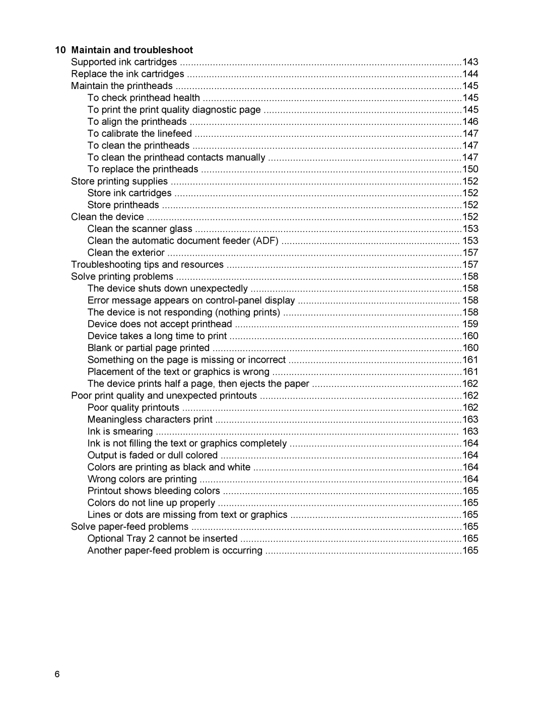 HP L7500 manual Maintain and troubleshoot 