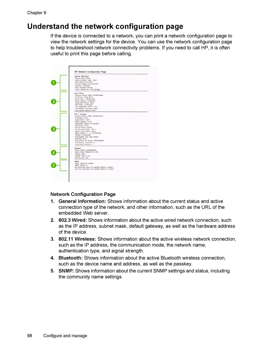 HP L7500 manual Understand the network configuration, Network Configuration 