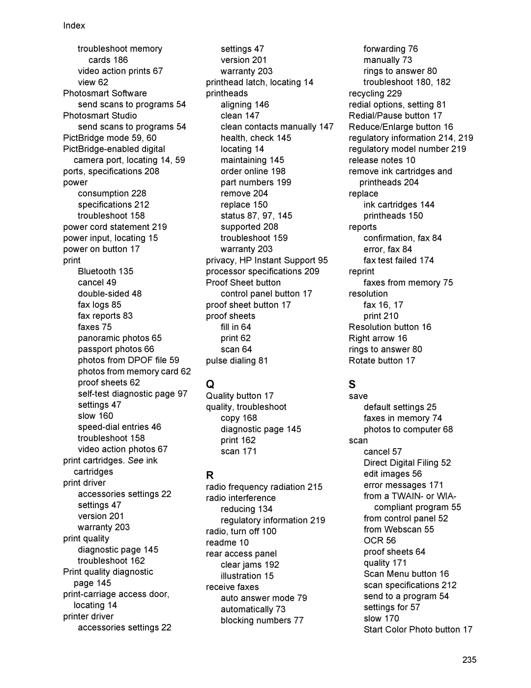 HP L7500 manual 235 