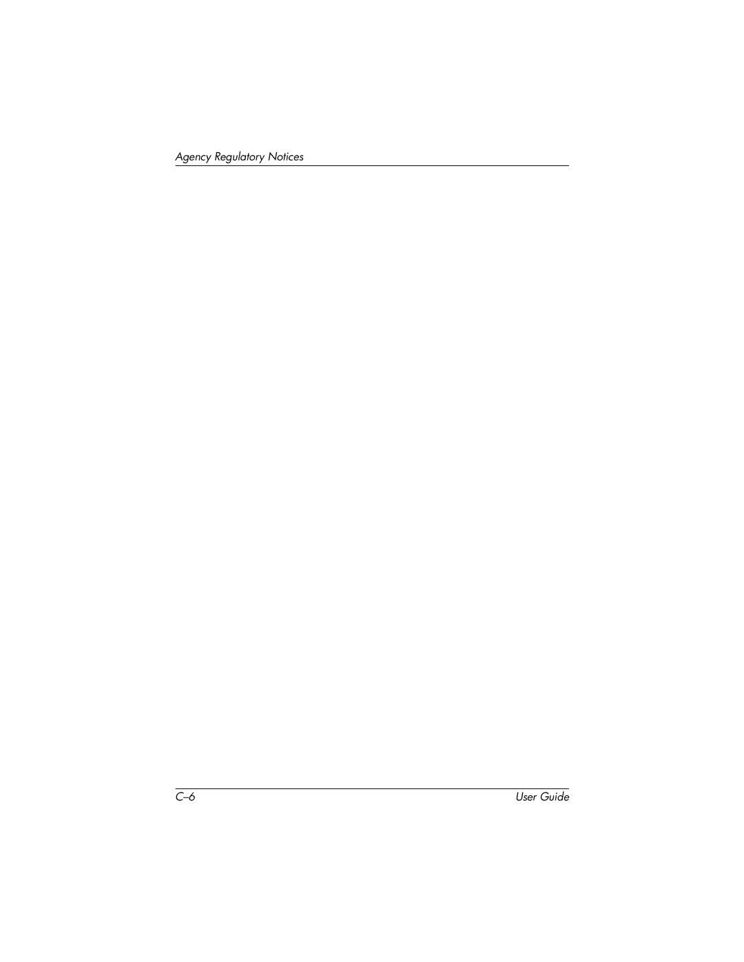 HP L919g manual Agency Regulatory Notices 