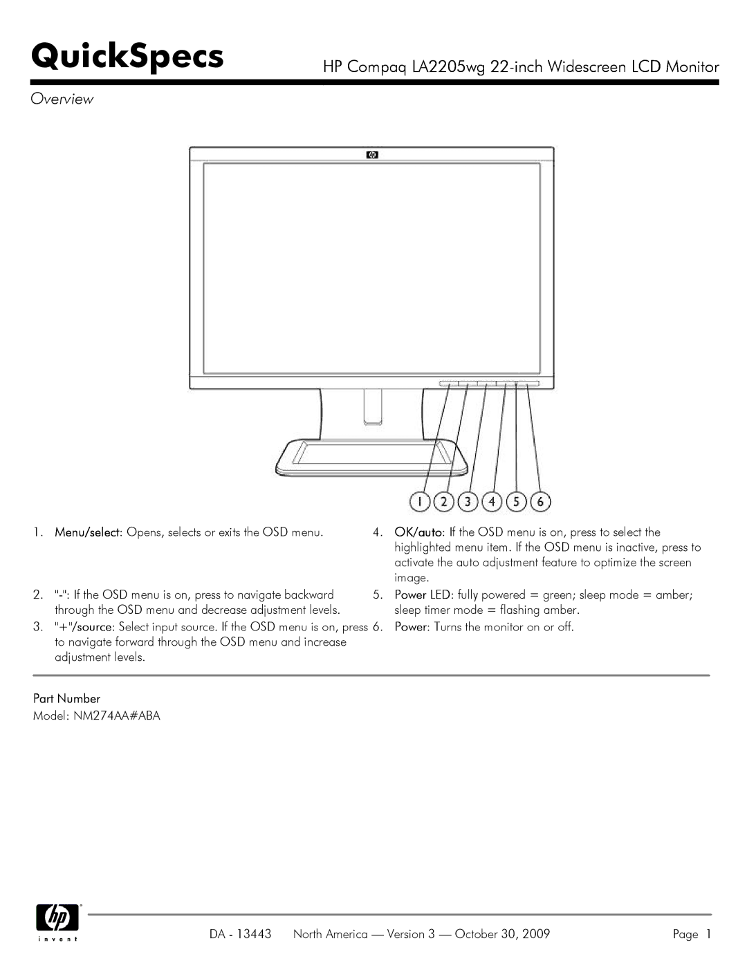 HP LA2205WG, LA2205WL, LA2405x, LA2405wg, LA22F, LA1905WL, LA1905WG manual User Guide 