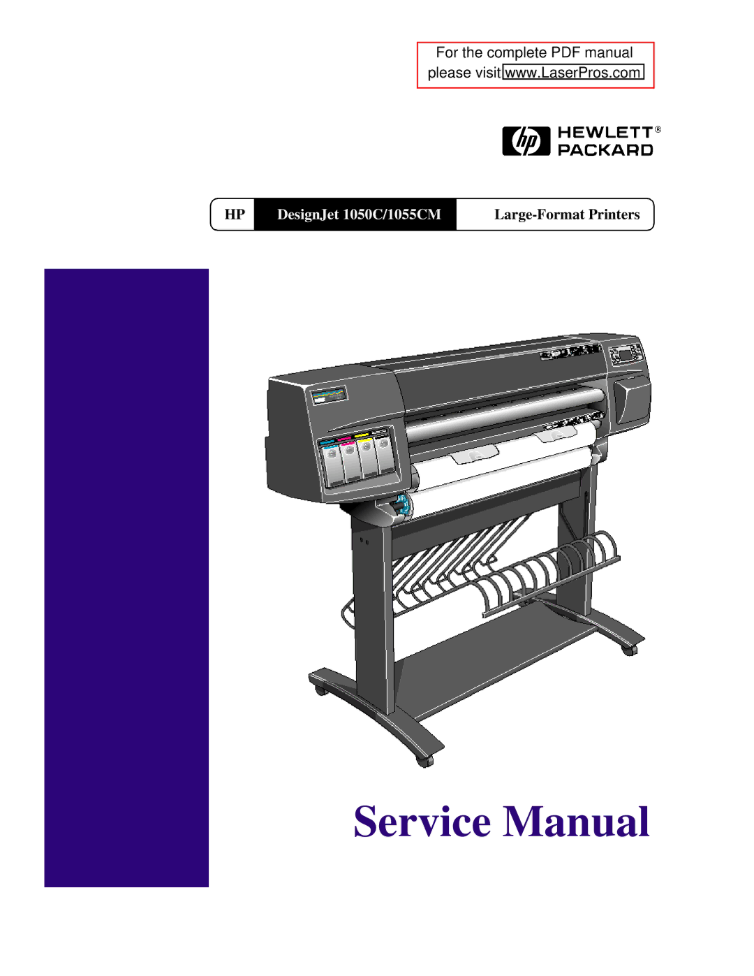 HP Large-Format 1055CM manual DesignJet 1050C/1055CM 