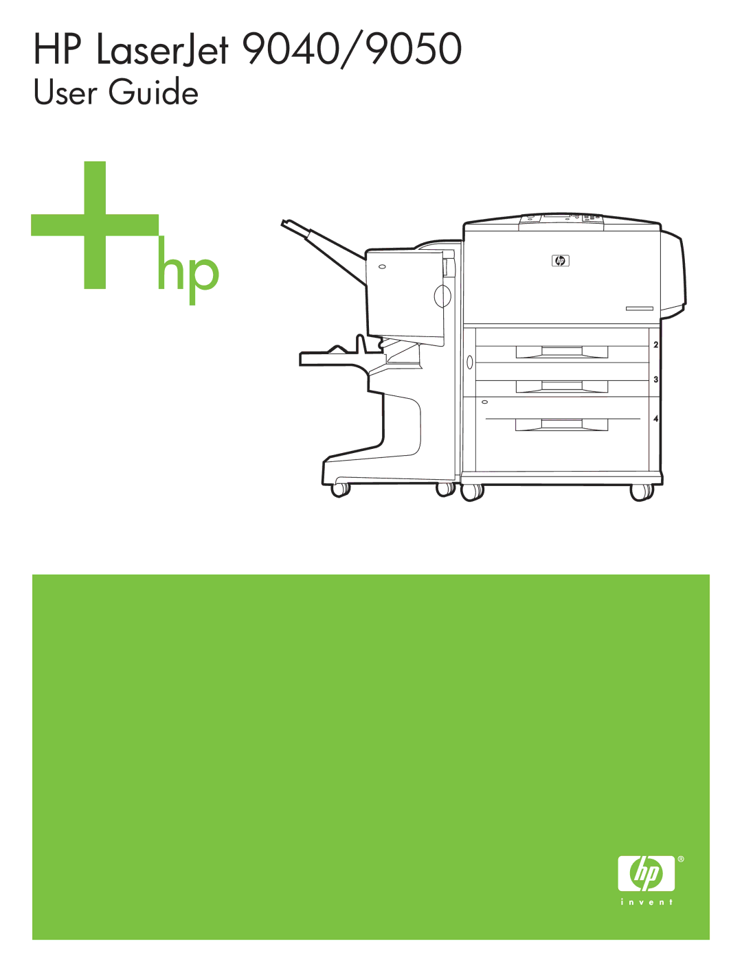 HP Laser 9050n, 9050DN Laser Q3723A#ABA manual HP LaserJet 9040/9050 