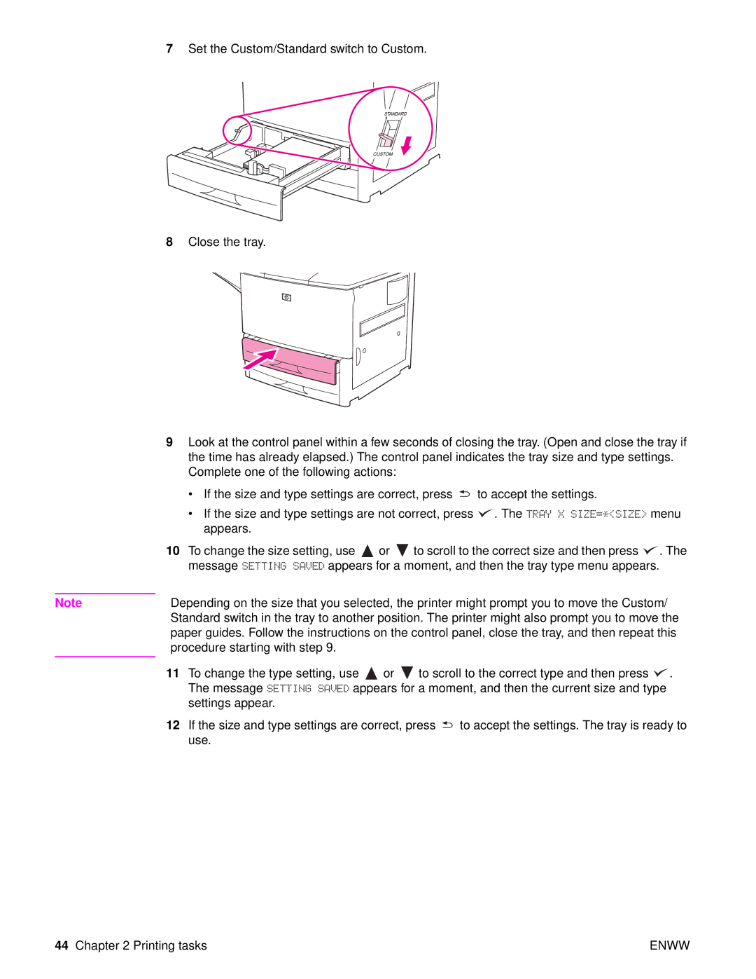 HP Laser 9050n, 9040, 9050DN Laser Q3723A#ABA manual Enww 