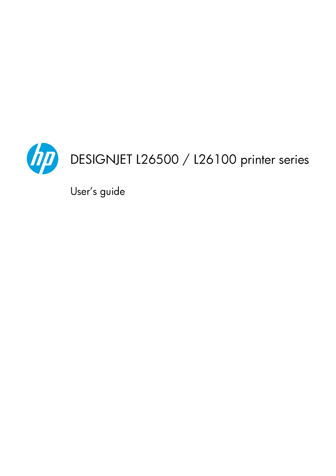 HP Latex 260 61-in Japan ( L26500 61-in Japan ) manual Designjet L26500 / L26100 printer series 