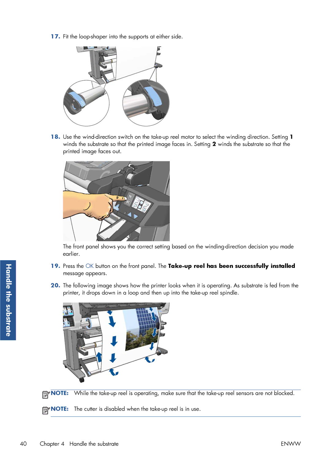 HP Latex 260 61-in ( L26500 61-in ), Latex 260 61-in Japan ( L26500 61-in Japan ) manual Handle the substrate 